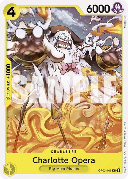 Charlotte Opera - Starter Deck 20: YELLOW Charlotte Katakuri One Piece trading card