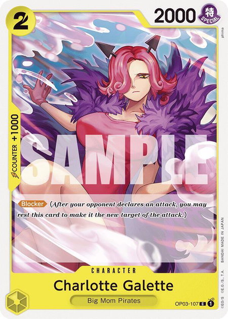Charlotte Galette - Starter Deck 20: YELLOW Charlotte Katakuri One Piece trading card