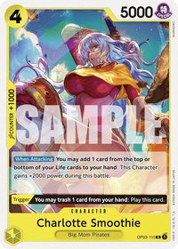 Charlotte Smoothie - Starter Deck 20: YELLOW Charlotte Katakuri (ST-20) #OP03-110 - Rare One Piece Trading Card