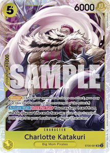 Charlotte Katakuri (ST20-001) - Starter Deck 20: YELLOW Charlotte Katakuri (ST-20) #ST20-001 - Super Rare One Piece Trading Card