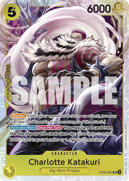 Charlotte Katakuri (ST20-001) - Starter Deck 20: YELLOW Charlotte Katakuri One Piece trading card