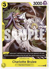 Charlotte Brulee - Starter Deck 20: YELLOW Charlotte Katakuri (ST-20) #ST20-003 - Common One Piece Trading Card
