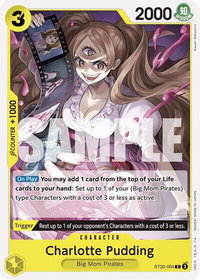 Charlotte Pudding (ST20-004) - Starter Deck 20: YELLOW Charlotte Katakuri (ST-20) #ST20-004 - Common One Piece Trading Card