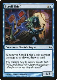 Scroll Thief - Duel Decks: Venser vs. Koth (DDI) #7 - Common Magic: The Gathering Trading Card