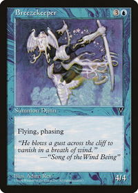 Breezekeeper - Visions (VIS) #27 - Common Magic: The Gathering Trading Card