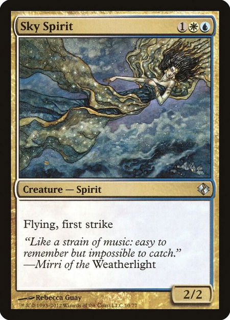 Sky Spirit - Duel Decks: Venser vs. Koth Magic: The Gathering trading card