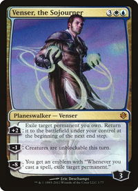 Venser, the Sojourner - Duel Decks: Venser vs. Koth (DDI) #1 - Mythic Magic: The Gathering Trading Card