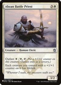 Abzan Battle Priest - The List Reprints (LIST) #001/269 - Uncommon Magic: The Gathering Trading Card