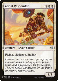 Aerial Responder - The List Reprints (LIST) #002/106 - Uncommon Magic: The Gathering Trading Card