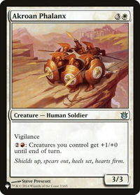 Akroan Phalanx - The List Reprints (LIST) #2/165 - Uncommon Magic: The Gathering Trading Card