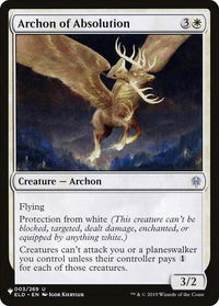 Archon of Absolution - The List Reprints (LIST) #003/269 - Uncommon Magic: The Gathering Trading Card
