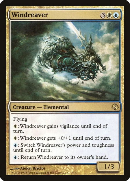 Windreaver - Duel Decks: Venser vs. Koth Magic: The Gathering trading card