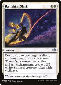 Banishing Slash - The List Reprints (LIST) #003/302 - Uncommon Magic: The Gathering Trading Card
