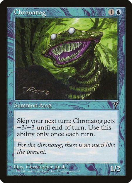 Chronatog trading card from Visions Chronatog - Visions Magic: The Gathering trading card