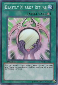 Beastly Mirror Ritual - 2012 Premium Collection Tin (PRC1) #PRC1-EN002 - Super Rare YuGiOh Trading Card