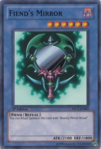 Fiend's Mirror - 2012 Premium Collection Tin (PRC1) #PRC1-EN003 - Super Rare YuGiOh Trading Card