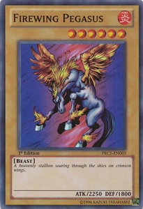 Firewing Pegasus - 2012 Premium Collection Tin (PRC1) #PRC1-EN005 - Super Rare YuGiOh Trading Card