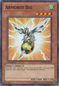 Armored Bee - 2012 Premium Collection Tin (PRC1) #PRC1-EN007 - Super Rare YuGiOh Trading Card
