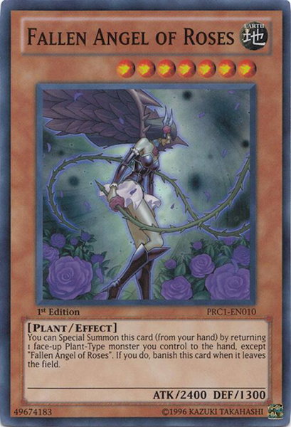 Fallen Angel of Roses trading card from 2012 Premium Collection Tin Fallen Angel of Roses - 2012 Premium Collection Tin YuGiOh trading card