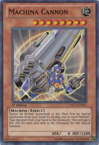 Machina Cannon - 2012 Premium Collection Tin (PRC1) #PRC1-EN011 - Super Rare YuGiOh Trading Card