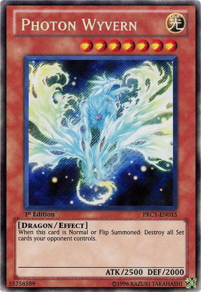 Photon Wyvern trading card from 2012 Premium Collection Tin Photon Wyvern - 2012 Premium Collection Tin YuGiOh trading card