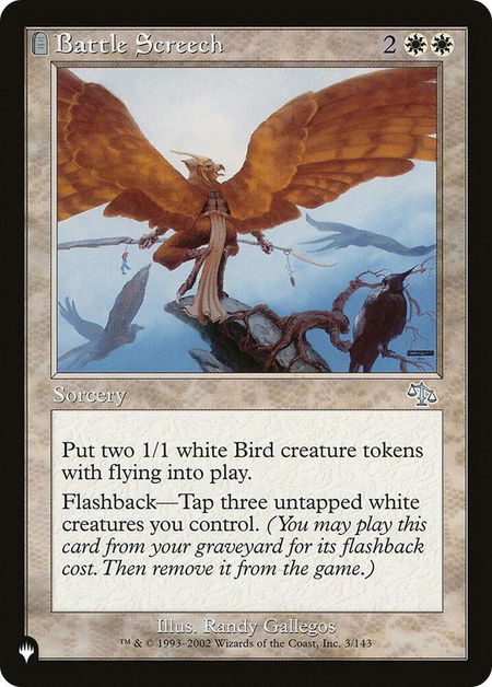 Battle Screech - The List Reprints Magic: The Gathering trading card