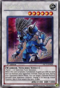 Gravity Warrior - 2012 Premium Collection Tin (PRC1) #PRC1-EN020 - Secret Rare YuGiOh Trading Card