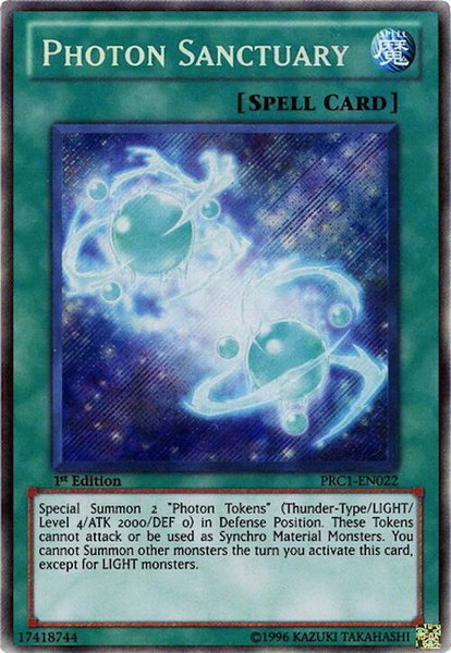 Photon Sanctuary trading card from 2012 Premium Collection Tin Photon Sanctuary - 2012 Premium Collection Tin YuGiOh trading card