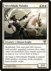Silverblade Paladin - Avacyn Restored (AVR) #36 - Rare Magic: The Gathering Trading Card