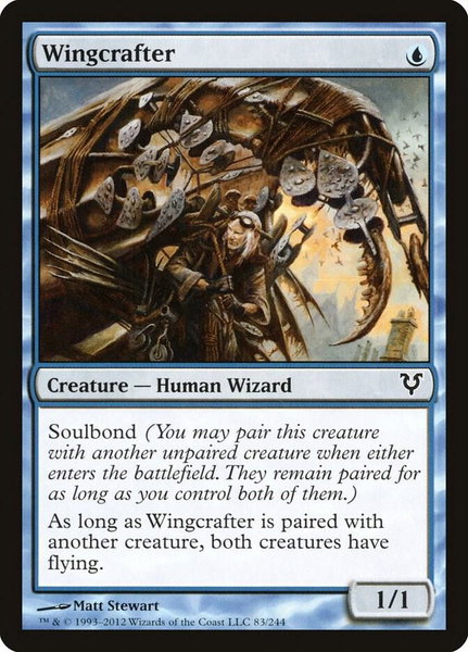 Wingcrafter - Avacyn Restored Magic: The Gathering trading card