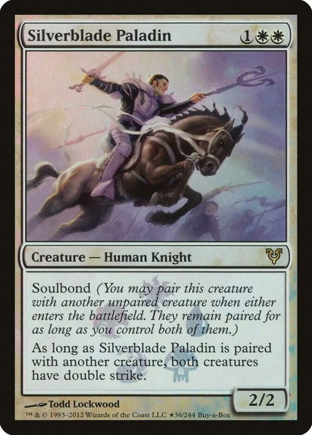 Silverblade Paladin - Buy-A-Box Promos Magic: The Gathering trading card