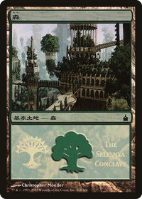 Forest (The Selesnya Conclave) - Magic Premiere Shop (PREM) #304 - Promo Magic: The Gathering Trading Card