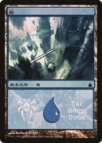 Island (The House Dimir) - Magic Premiere Shop (PREM) #294 - Promo Magic: The Gathering Trading Card