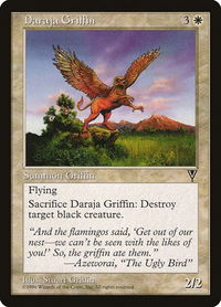 Daraja Griffin - Visions (VIS) #2 - Uncommon Magic: The Gathering Trading Card