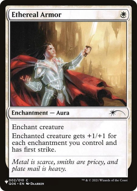 Ethereal Armor - The List Reprints Magic: The Gathering trading card