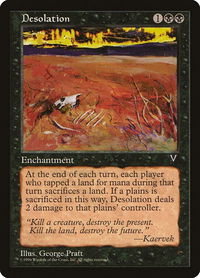 Desolation - Visions (VIS) #58 - Uncommon Magic: The Gathering Trading Card