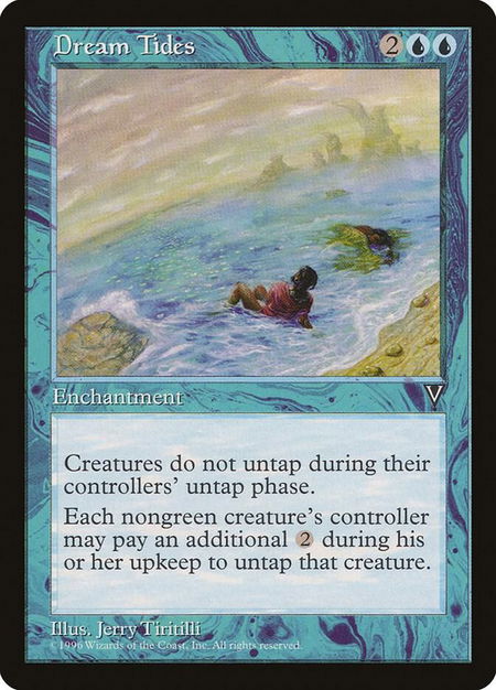 Dream Tides trading card from Visions Dream Tides - Visions Magic: The Gathering trading card