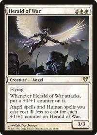 Herald of War - Avacyn Restored (AVR) #24 - Rare Magic: The Gathering Trading Card