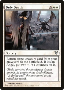 Defy Death - Avacyn Restored (AVR) #16 - Uncommon Magic: The Gathering Trading Card
