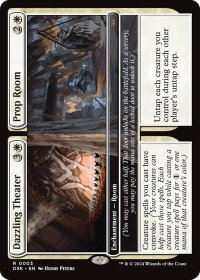 Dazzling Theater // Prop Room - Promo Pack: Duskmourn: House of Horror (PPDSK) #3p - Rare Magic: The Gathering Trading Card