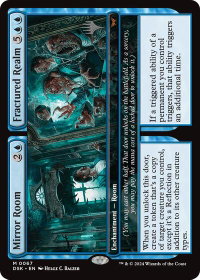 Mirror Room // Fractured Realm - Promo Pack: Duskmourn: House of Horror (PPDSK) #67p - Mythic Rare Magic: The Gathering Trading Card