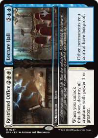 Restricted Office // Lecture Hall - Promo Pack: Duskmourn: House of Horror (PPDSK) #227p - Rare Magic: The Gathering Trading Card