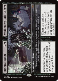 Funeral Room // Awakening Hall - Promo Pack: Duskmourn: House of Horror (PPDSK) #100p - Mythic Rare Magic: The Gathering Trading Card