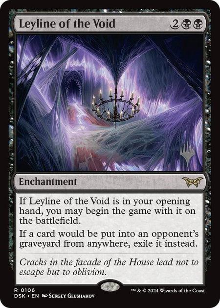 Leyline of the Void - Promo Pack: Duskmourn: House of Horror Magic: The Gathering trading card
