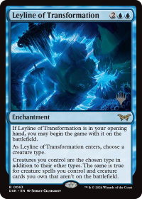 Leyline of Transformation - Promo Pack: Duskmourn: House of Horror (PPDSK) #63p - Rare Magic: The Gathering Trading Card