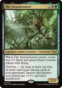 The Swarmweaver (0236) - Promo Pack: Duskmourn: House of Horror (PPDSK) #236p - Rare Magic: The Gathering Trading Card