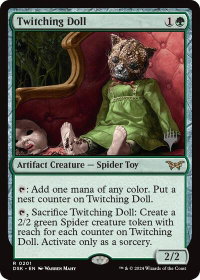 Twitching Doll - Promo Pack: Duskmourn: House of Horror (PPDSK) #201p - Rare Magic: The Gathering Trading Card