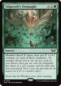 Valgavoth's Onslaught - Promo Pack: Duskmourn: House of Horror (PPDSK) #204p - Rare Magic: The Gathering Trading Card