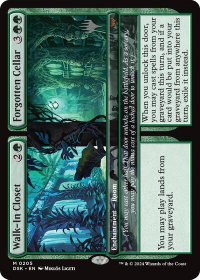 Walk-In Closet // Forgotten Cellar - Promo Pack: Duskmourn: House of Horror (PPDSK) #205p - Mythic Rare Magic: The Gathering Trading Card