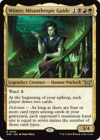 Winter, Misanthropic Guide - Promo Pack: Duskmourn: House of Horror (PPDSK) #240p - Rare Magic: The Gathering Trading Card